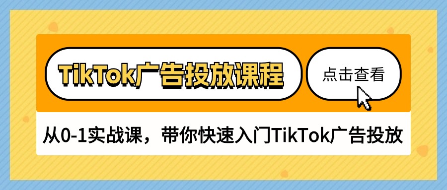 （10731期）TikTok广告投放课程，从0-1实战课，带你快速入门TikTok广告投放（30节课）插图